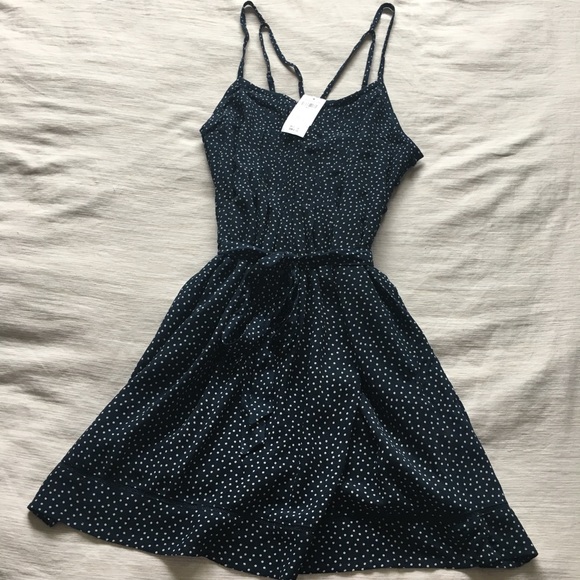 New Abercrombie Crisscross-Back Swing Dress - Picture 3 of 8